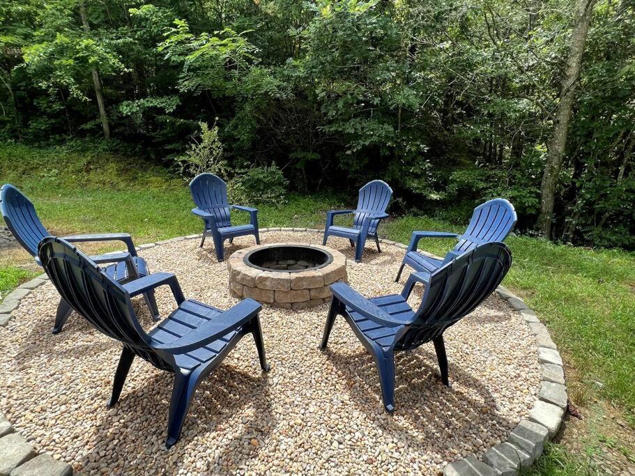 Riverside Relaxer W/Hot Tub+Fire Pit +Wifi & View Franklin Dış mekan fotoğraf